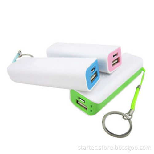 Power bank with pocket size, 120mAh to 2600mAh capacity